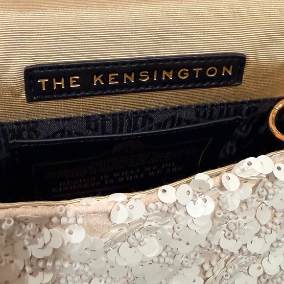 NEW✨Kurt Geiger Kensington Sequin Lace Top Handle / Crossbody Bag - Picture 5 of 16